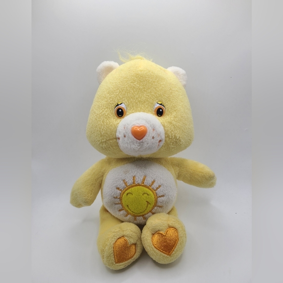 Care Bears Funshine bear 8" plush 2002 - Pre owned - Picture 1 of 3